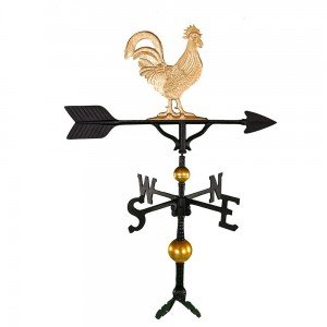 golden rooster windvane 