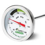 Premium compost thermometer with 20 ich probe