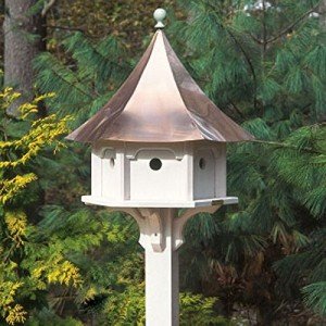 copper roof birdhouse