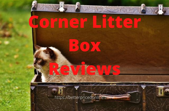 Corner litter boxes