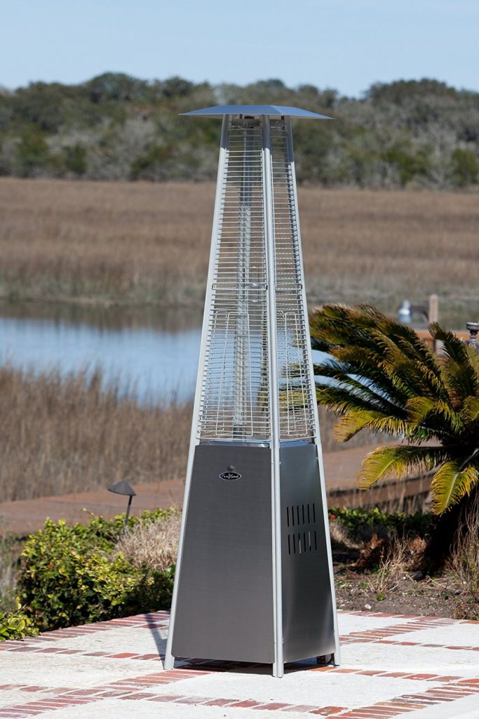 pyramid patio heater review fire sense stainless steel