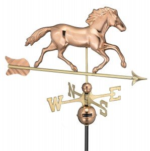 weather vane with a horse