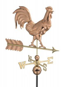 rooster weathervane smythsonian copper polished