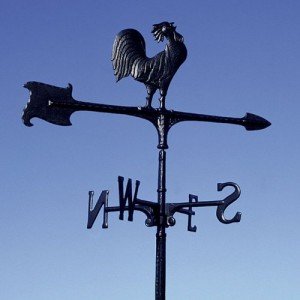 accent rooster weathervane